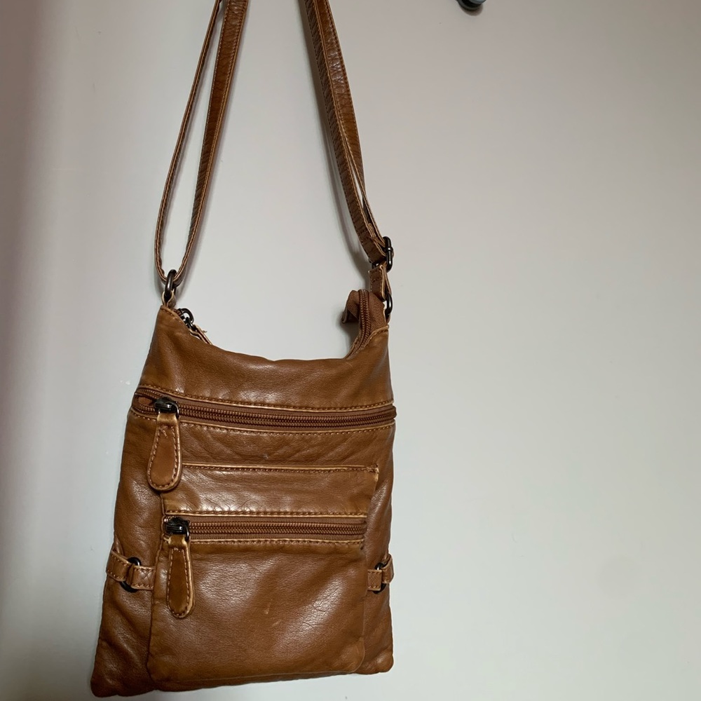 VINTAGE brown purse